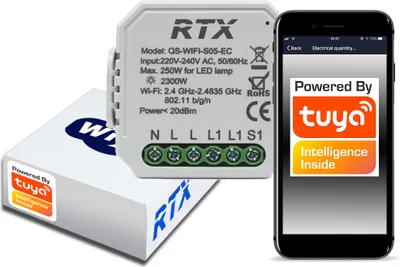 Produktbild von TUYA WiFi gesteuertes Relais Energiemessung