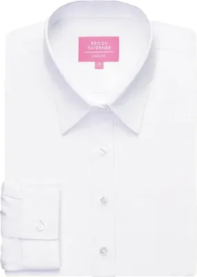 Obrázok produktu pre Brook Taverner – dámska blúzka „Silvi“, priliehavá, s dlhými rukávmi PC7954 (44 DE) (biela)