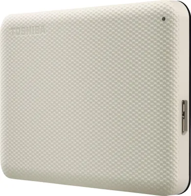 Produktbild von Toshiba Canvio Advance, 4 TB, 2.5", 2.0/3.2 Gen 1 (3.1 Gen 1), Weiß