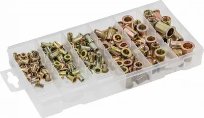 Image de HT8G505 Ensemble d'écrous à rivets en acier 150 pcs