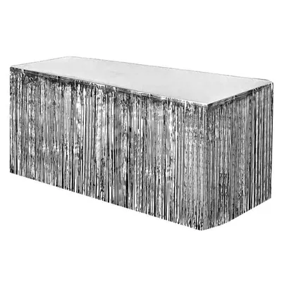 Obrázok produktu pre Tischvohang silber - ca. 457 x 73 cm