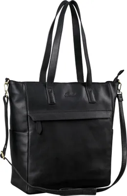 Produktbild von Benthill Shopper Damen Leder Groß - Ledertasche mit Reißverschluss - Umhängetasche aus Echtleder - Handtasche Vintage