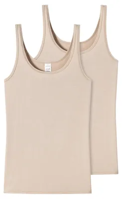 Produktbild von Schiesser Damen 2 Pack Trägertop Unterhemd - Modal Essentials