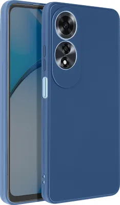 Produktbild von Avizar, Soft Touch Hülle Silikon Oppo A60, matte Rückseite, Nachtblau