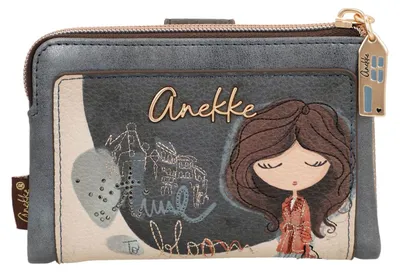 Image de Anekke porte-monnaie Tulip Flexible RFID Wallet Multicolor multicolore