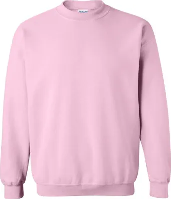 Image de Sweat-shirt unie à col rond Gildan Heavy Blend BC463 (XL) (Rose)