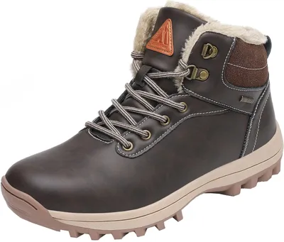Produktbild von Winterstiefel mit warmer Innenfütterung – Mokka-Braun – Größen 36-48