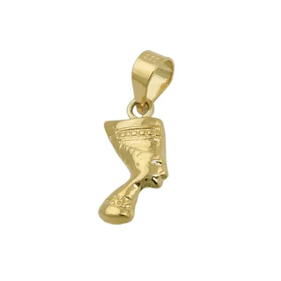 Produktbild von Anhänger 11x6mm Nofretete glänzend 9Kt GOLD gold 11x6mm
