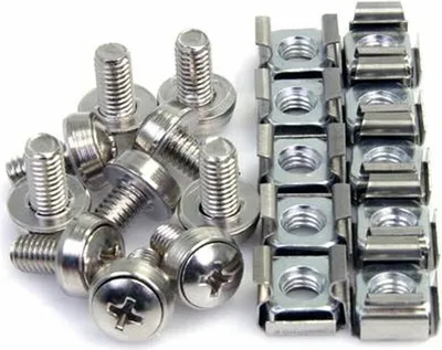 Immagine prodotto di StarTech.com CABSCREWM62 giravite e bullone 12 mm 100 pz Vite