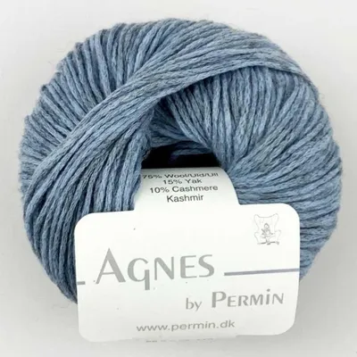 Obrázek produktu pro Agnes od Permin – příze Chainette, směs vlny, kašmíru a merino (25g/110m) (10 klubek)