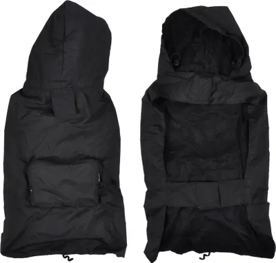 Produktbild von Hunde Regenjacke Kapuze Jacke Mantel Hundebekleidung Regenschutz Hundejacke , Größe:XL