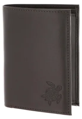 Productafbeelding van oxmox Leer portemonnee Leather RFID Protect Kombibörse Turtle 2.0 Embossed Brown donkerbruin