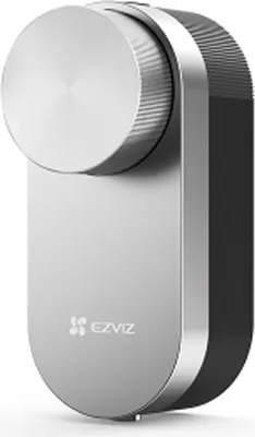 A product shot of a smart door lock.