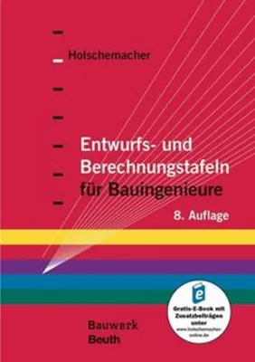 Obrázok produktu pre Entwurfs- und Berechnungstafeln für Bauingenieure
