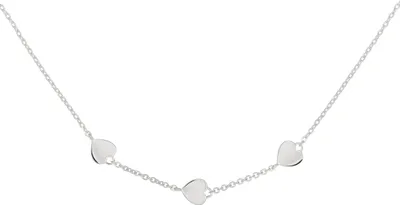 Produktbild von cai Halskette 925  Sterling Silber rhodiniert Herzen