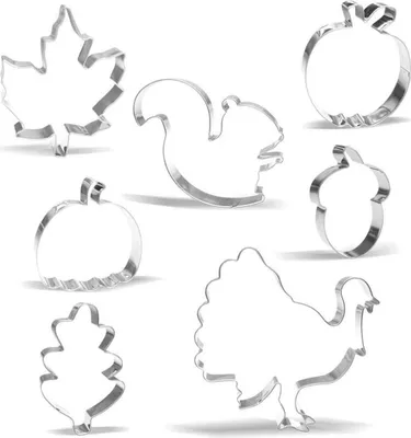 Image de Set d'emporte-pièces 7 pièces Thanksgiving
