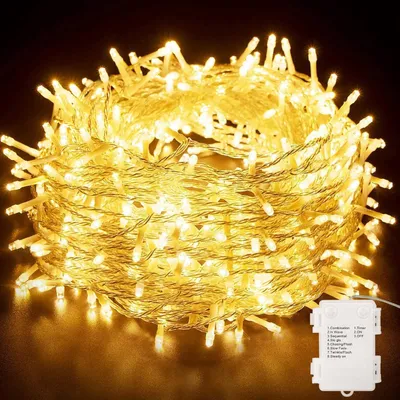 Produktbild von Hoteril LED Lichterkette, 13M 130LED Lichterkette Batterie mit 8 Modi Timer