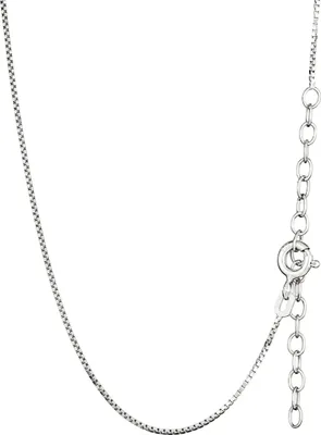 Produktbild von Längenverstellbare Venezianerkette 40+5cm 925 Silber Halskette 0,9mm breit Damen