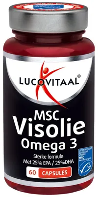 Productafbeelding van Lucovitaal MSC Visolie Omega 3 - 60 capsules
