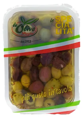 Zdjęcie produktu dla Oliwki mieszanka Tris 250g - Miccio