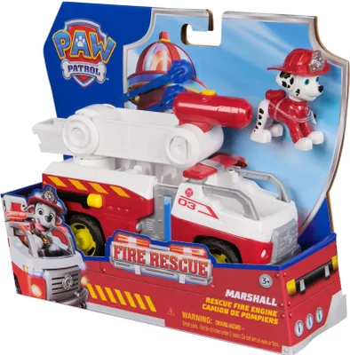 Produktbild von Paw Patrol Feuerwehrauto Marshall Spielzeugfahrzeug mit Figur