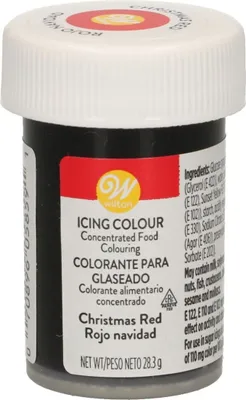 Produktbild von Wilton gelová barva Christmas Red 28g - vánoční červená  Wilton Barva:: Červená, Váha:: 28g