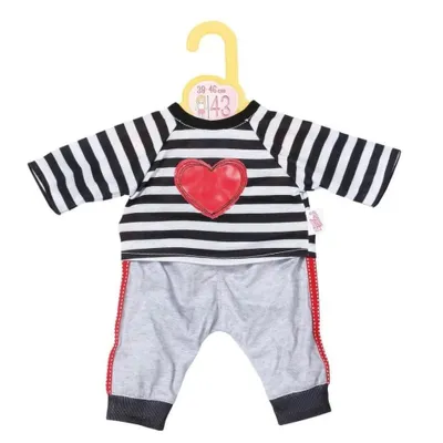 Obrázek produktu pro BABY born Dolly Moda sportovní oblečení s pruhy, 43 cm, 871249