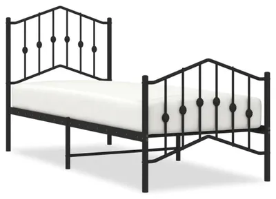 Obrázek produktu pro Stabilní kovová postel s rozměry 75 x 190 cm