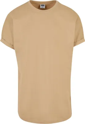 Produktbild von Urban Classics - SHAPED Long Turnup Tee unionbeige - M