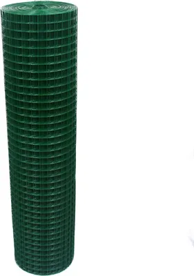 Produktbild von Grüner Volierendraht 25x25mm Maschendraht 4-Eck Drahtgitter (100cm x 25m, 1,20mm)