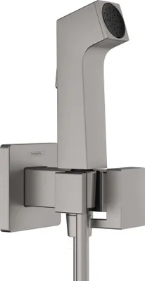 Produktbild von hansgrohe Handbrause Bidette E f.Kaltwasser m. Schlauch 1250mm und Porter BBC