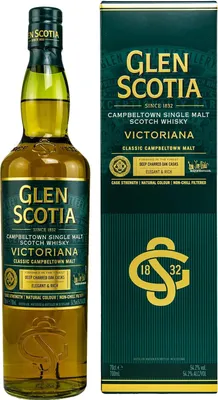 Produktbild von Glen Scotia Victoriana + Box 700ml 54,2% Vol.