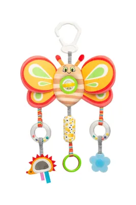 Produktbild von SENSILLO - Kinderwagen Spielzeug Babys, Kinderwagenkette, Spielbogen Anhnger, Schmetterling