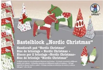 Produktbild von URSUS Bastelblock "Nordic Christmas"