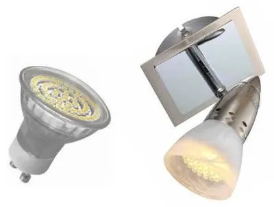 Produktbild von ESTO LED Wandstrahler & Deckenspot TWENTIS 1-flammig – schwenkbar, GU10, Chrom/Glas, warmweiß Wandleuchte 1× GU10 warmweiß (2800–3500 K)
