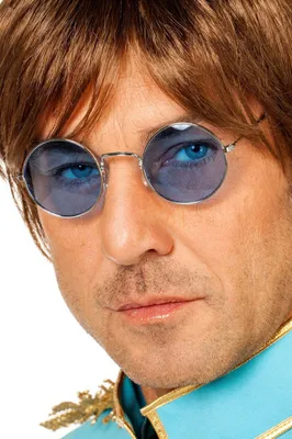 Produktbild von Brille John Lennon - blau - Hippie Brillen blau