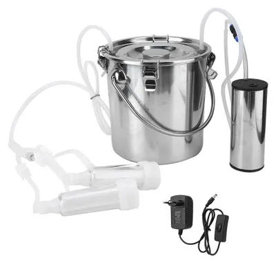 Melkmaschine 5L, elektrisch, Vakuum-Pulspumpe, EU-Stecker