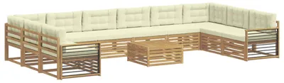 Immagine prodotto di vidaXL Set divani in legno massello di acacia