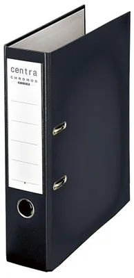 Produktbild von CENTRA Ordner CHROMOS A4 80mm 230130 schwarz