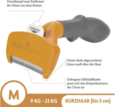 Image de FURminator hrablo M Short Hair pro psy 1ks Nouveau