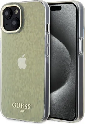 Produktbild von Guess iPhone 15 & 14 Plus Hardcase - Faceted Mirror - Disco Gold