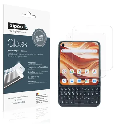 Image de 2x Protection ecrán pour Unihertz Titan 2 Elite Pro mat Verre souple Film Protecteur 9H dipos