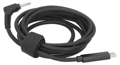 Image de Câble de recharge Type-C pour ordinateur portable, alimentation électrique, recharge rapide, interface DC 2,5 × 0,7 mm