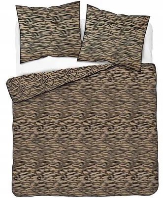 Obrázok produktu pre Detexpol Posteľná bielizeň Perkale Lemovka 220x200 Hnedá/Čierna