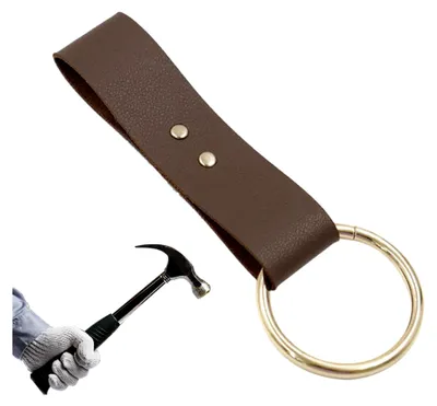 Produktbild von Hammerhalter für den Werkzeuggürtel, Hammerholster aus Kunstleder