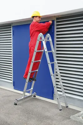 Produktbild von Guenzburger Steigtechnik MUNK 32208 Aluminium Klappleiter inkl.