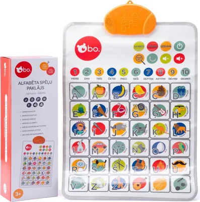 Immagine prodotto di Tappetino educativo con alfabeto per bambini - Lingua lettone