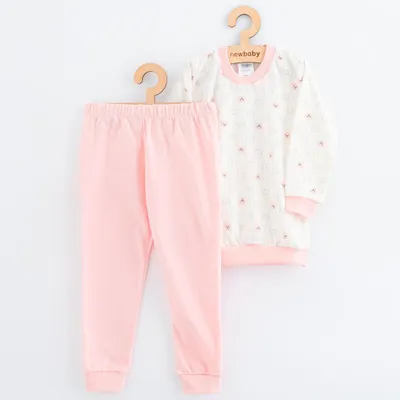 Immagine prodotto di Pigiama per neonato in cotone, modello "New Baby", rosa, con motivo orsetto, taglia 128/134