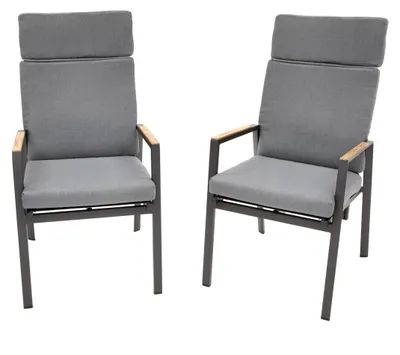 Produktbild von 2er Set »Newport« Garten Stapelstühle, Aluminium