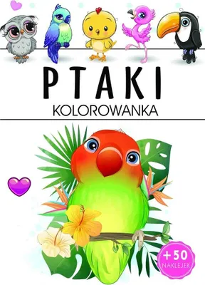 Immagine prodotto di Libro da colorare sugli uccelli